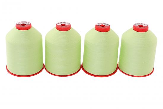 4x 5.000m ACKERMANN ELEGANT 120, 100% Polyester, St�rke 120, Farbauswahl - Farbe: E0102 (lindgr�n)