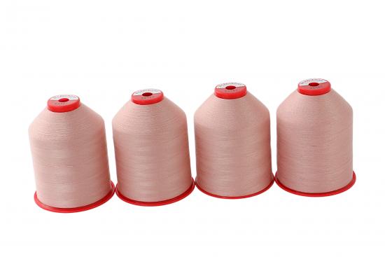 4x 5.000m ACKERMANN ELEGANT 120, 100% Polyester, St�rke 120, Farbauswahl - Farbe: E0167 (altrosa)