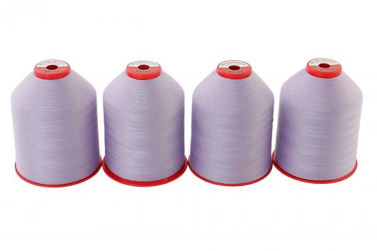 4x 5.000m ACKERMANN ELEGANT 120, 100% Polyester, St�rke 120, Farbauswahl - Farbe: E0722 (lavendel)