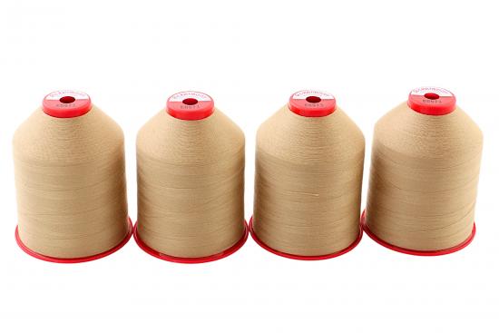4x 5.000 m ACKERMANN ELEGANT 120, 100 % Polyester, St�rke 120, Farbauswahl - Farbe: E0973 (braun)