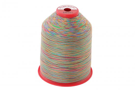 1x 5.000m ACKERMANN ELEGANT 120, 100% Polyester, St�rke 120, Farbauswahl - Farbe: EM001 (multicolor 1)