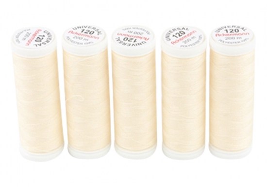 ACKERMANN Nhgarn-Pack, 5x 200m, Farbe 0808