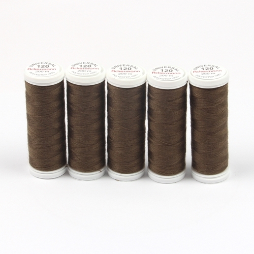 ACKERMANN Nhgarn-Pack, 5x 200m, Farbe 0838