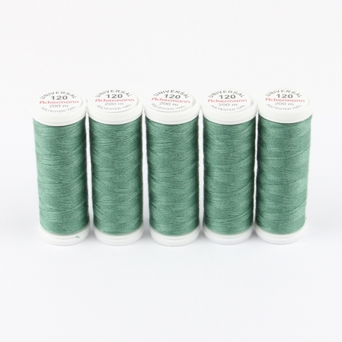 Ackermann Universal N�hgarn St�rke 120 - 5x 200 m, Farbe 0748 gr�ngrau