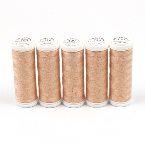 Ackermann Universal N�hgarn St�rke 120 - 5x 200 m, Farbe 7611 lachs