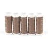 Ackermann Universal N�hgarn St�rke 120 - 5x 200 m, Farbe 7651 braunbeige