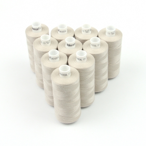 Ackermann Universal N�hgarn St�rke 120 - 10x 1.000 m, Farbe 0773 beigegrau