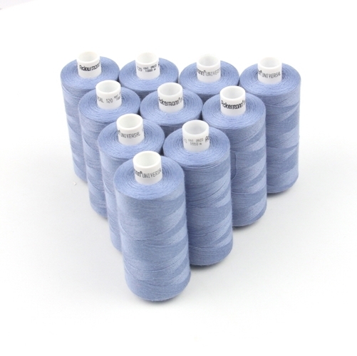 Ackermann Universal N�hgarn St�rke 120 - 10x 1.000 m, Farbe 0923 blaugrau