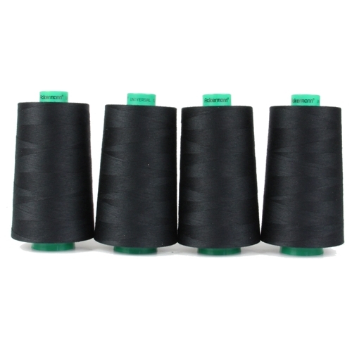 Ackermann N�hgarn Universal 120 - 4x 5.000 m, Farbe 0799 schwarz