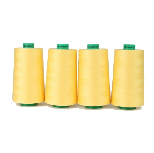 Ackermann Universal N�hgarn St�rke 120 - 4x 5.000 m, Farbe 8003 zitronengelb