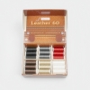 Ackermann Nhgarn Leather Box Mix 6 Farben zu je 6 Rollen a 120m in Strke 60