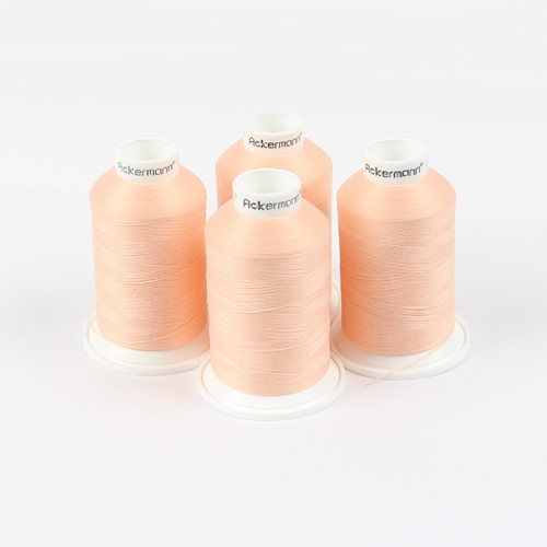 Ackermann Bauschgarn N�hgarn St�rke 120 - 4x 1.000 m, Farbe 5110 helles lachsrosa