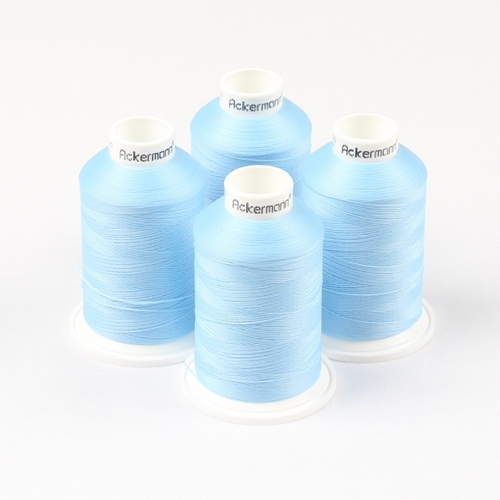 Ackermann Bauschgarn N�hgarn St�rke 120 - 4x 1.000 m, Farbe 5323 hellblau