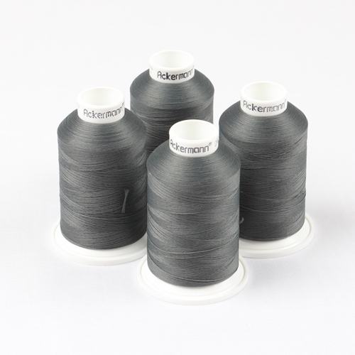 Ackermann Bauschgarn N�hgarn St�rke 120 - 4x 1.000 m, Farbe 5816 dunkelgrau