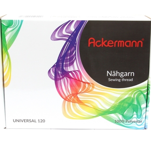 Ackermann Universal Nhgarn Strke 120, 20x Konen 1.000m in Box