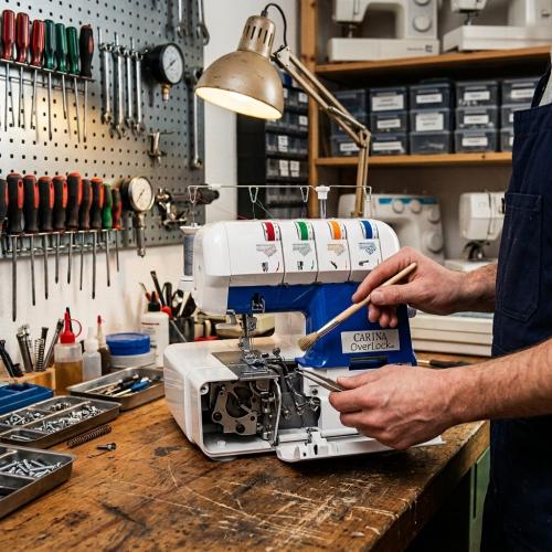 Inspektion & Wartung Ihrer Carina N�hmaschine - Maschinentyp: Overlock